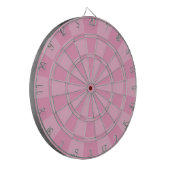 Zacht roze dartbord (Voorkant Links)