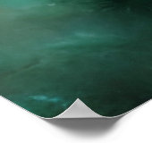  Zacht Roze en Bourgognige Rozen geverfd Poster (Hoek)