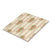 Zacht roze en lotusbloem tegeltje (Zijkant)