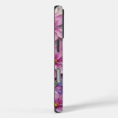 Zacht roze en Paarse bloemfantasie Case-Mate iPhone Case (Achterkant / Rechts)