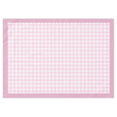 Zacht roze geplakt tafelkleed Classic Check Patter (Voorkant (Horizontaal))
