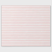 Zacht Roze Gestreepd Inpakpapier (Vlak)