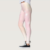 Zacht Roze Glitter & Sparkles Leggings (Links)