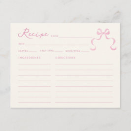 Zacht Roze Hand Getrokken Bow Vrijgezellenfeest Re Informatiekaartje