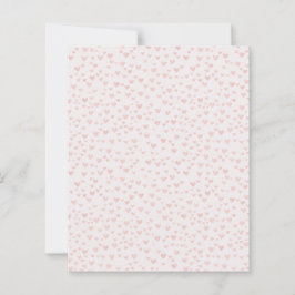 Zacht Roze Hart Patroon Papierblad