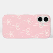 Zacht roze lint esthetisch - Schattige & vrouwelij Case-Mate iPhone Case (Achterkant (horizontaal))