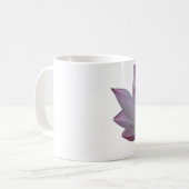 Zacht roze Lotus Flower Wedding Koffiemok (Voorkant links)
