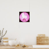 Zacht roze luminescentie Poster (Keuken)