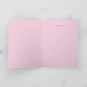  Zacht Roze Metaal 1 Fotocollage Retirement Kaart (Binnen)