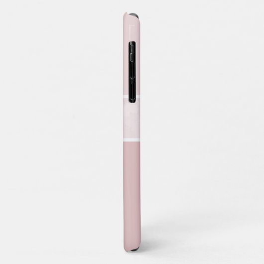 Zacht Roze Minimal Meisje Case-Mate iPhone Case (Achterkant/links)