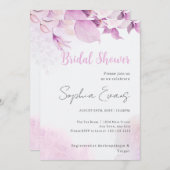 Zacht Roze Modern Boho bloemblaadjes Vrijgezellenf Kaart (Voorkant / Achterkant)