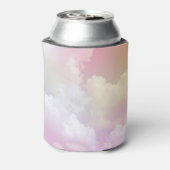 Zacht Roze Oranje Hemel: Fluffy Blikjeskoeler (Blikje Achterkant)