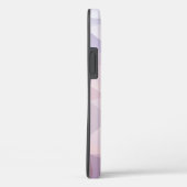 Zacht roze Paarse Abstracte piramide Patroon Case-Mate iPhone Case (Achterkant / Rechts)