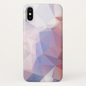 Zacht roze Paarse Abstracte piramide Patroon Case-Mate iPhone Case (Achterkant)