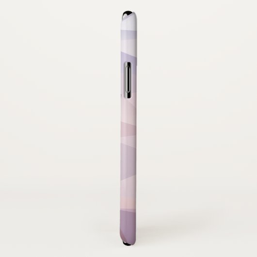 Zacht roze Paarse Abstracte piramide Patroon Case-Mate iPhone Case (Achterkant / rechts)