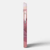 Zacht roze Paarse Abstracte piramide-patroonontwer Case-Mate iPhone Case (Achterkant / Links)