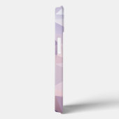 Zacht roze Paarse Abstracte piramide-patroonontwer Case-Mate iPhone Case (Achterkant / Rechts)