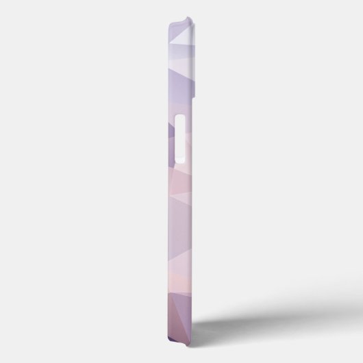 Zacht roze Paarse Abstracte piramide-patroonontwer Case-Mate iPhone Case (Achterkant / Rechts)