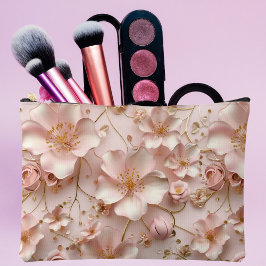 Zacht roze pastelbloem etui