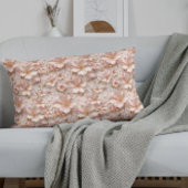 Zacht roze pastelbloem kussensloop