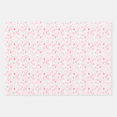 Zacht roze patroon inpakpapier vel (Voorkant)