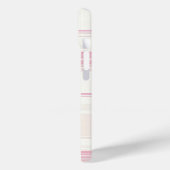 Zacht Roze Plaid Telefoonhoes Case-Mate iPhone Case (Achterkant / Links)