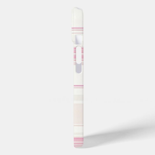 Zacht Roze Plaid Telefoonhoes Case-Mate iPhone Case (Achterkant / Links)