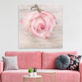 Zacht roze roze ventilator canvas afdruk (Insitu (Woonkamer))