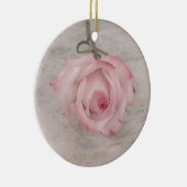 Zacht roze roze ventilator keramisch ornament (Rechts)