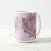 Zacht roze roze ventilator koffiemok (Voorkant rechts)