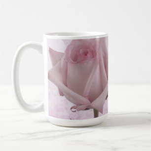 Zacht roze roze ventilator koffiemok
