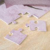 Zacht roze roze ventilator legpuzzel (Zijkant)