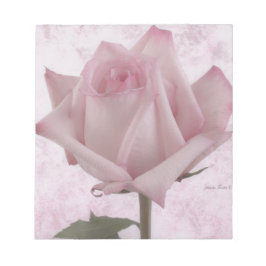 Zacht roze roze ventilator notitieblok