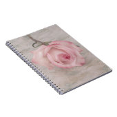 Zacht roze roze ventilator notitieboek (Rechterzijde)