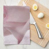 Zacht roze roze ventilator theedoek (Quarter Fold)