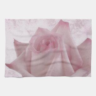 Zacht roze roze ventilator theedoek