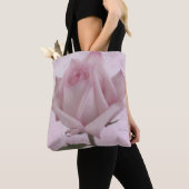Zacht roze roze ventilator tote bag (Dichtbij)