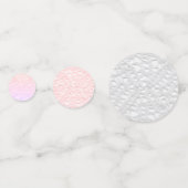 Zacht roze rozen en babyluiers confetti (Voorkanten)