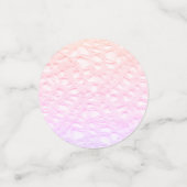 Zacht roze rozen en babyluiers confetti (Kleine voorkant)