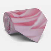 Zacht roze rozen en babyluiers stropdas (Opgerold)