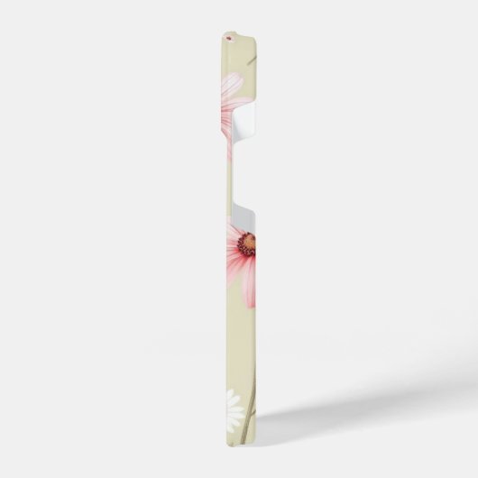 Zacht roze telefoonhoesje iPhone hoesje (Linkerkant)