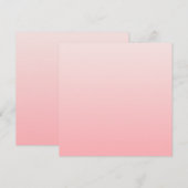 Zacht roze verloop (Voorkant / Achterkant)