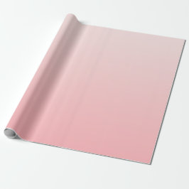 Zacht roze verloop cadeaupapier