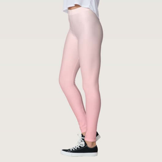 Zacht roze verloop leggings (Links)