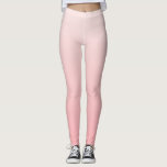 Zacht roze verloop leggings<br><div class="desc">Effen zacht roze kleurverloop.</div>
