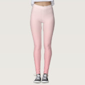 Zacht roze verloop leggings (Voorkant)