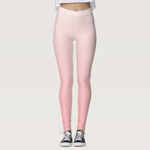 Zacht roze verloop leggings