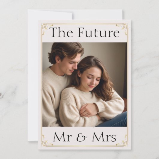 Zacht Roze Verlovingsfeestuitnodiging Kaart (Voorkant)