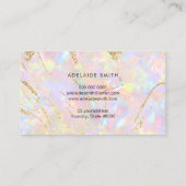 zacht roze Visitekaartje (Achterkant)