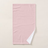 zacht roze - voeg monogram toe bad handdoek (Handdoek)